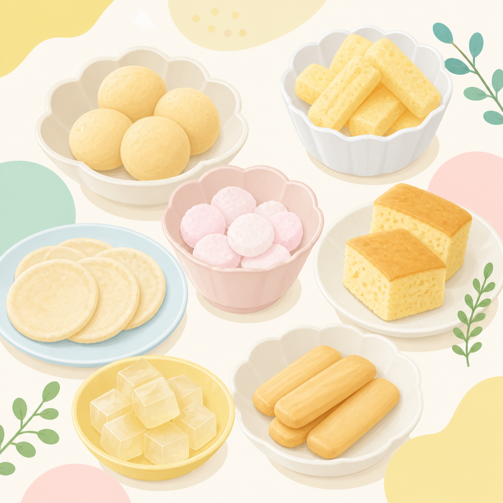 喉に詰まらないお菓子 市販の選び方ガイド