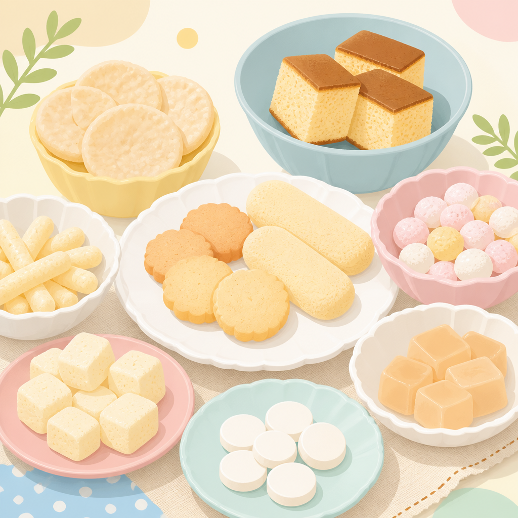 喉に詰まらないお菓子 市販のおすすめ6選