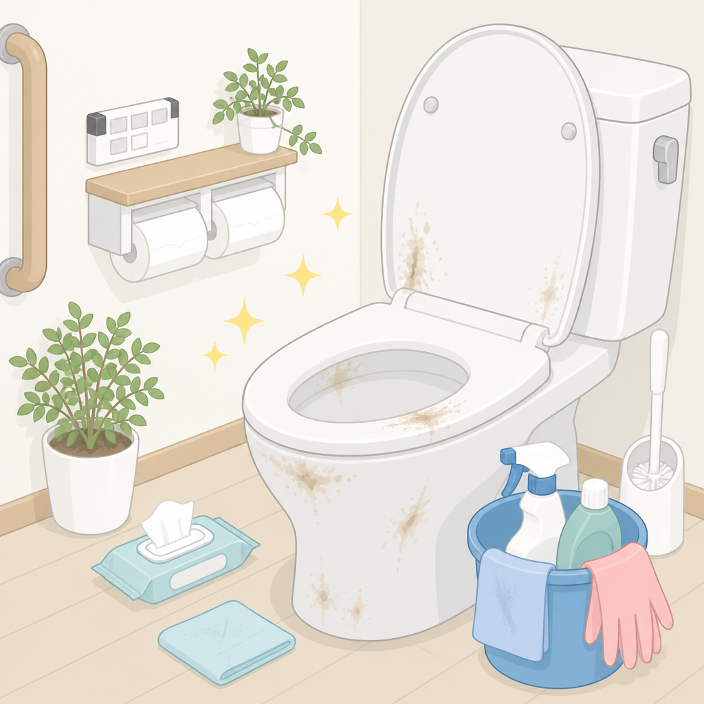 高齢者がトイレを汚すときの掃除とは