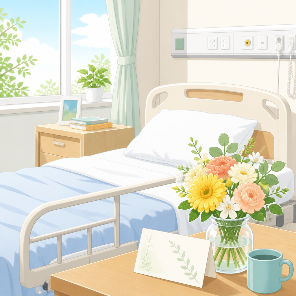 入院している人にかける言葉とは