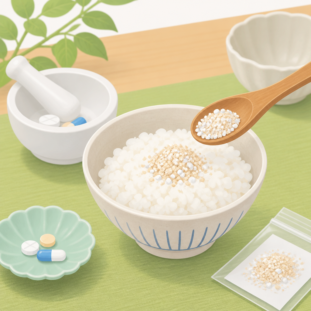 高齢者に薬をご飯に混ぜる行為とは