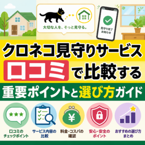 クロネコ見守りサービス 口コミで比較する重要ポイントと選び方ガイド