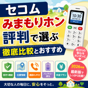セコム みまもりホン 評判で選ぶ徹底比較とおすすめ 2026年版