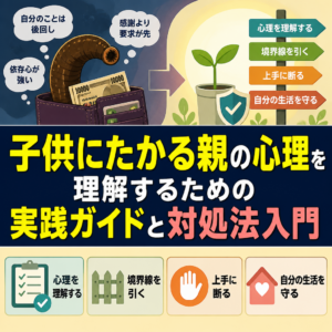 子供にたかる親の心理を理解するための実践ガイドと対処法入門