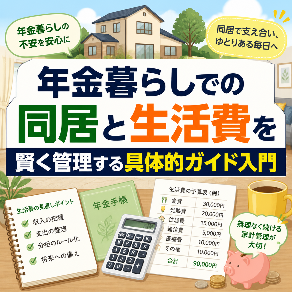 年金暮らしでの同居と生活費を賢く管理する具体的ガイド入門