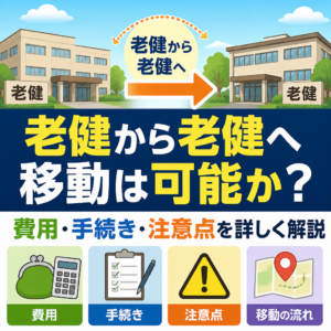 老健から老健へ移動は可能か？費用・手続き・注意点を詳しく解説